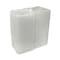 Pactiv Foam Hinged Lid Container, 2 Tab Lock, 9.13x9x3.25, 3-Comp, Wht, PK150 YTD199030000 - alternate 4